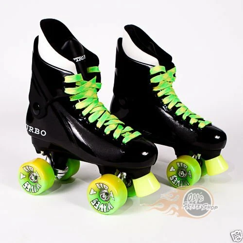 Ventro Pro Turbo Quad Roller Skates, Turbo 33 Style - Yellow Lime Green - Image 1 of 2
