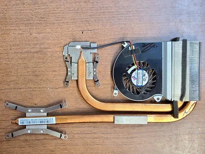 ORIGINAL! MSI GP70 2PE LEOPARD MS-175A CPU COOLING FAN WITH HEATSINK PAAD06015SL - Image 1 of 2