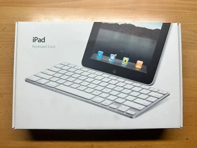 Apple iPad Keyboard Dock A1359 for 1st, 2nd, & 3rd Generation w/ Box - Image 1 of 4