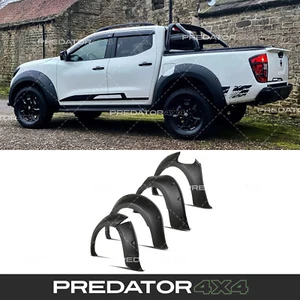 65mm MATTE BLACK WIDE WHEEL ARCH KIT FOR NISSAN NAVARA D23 NP300 14-20 ADBLUE - Afbeelding 1 van 11