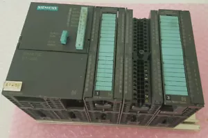 SIEMENS - Simatic S7-300 - CPU314+ SM323 DI16/DO16XDC14V - DI8/DO8XDC14V - Used - Picture 1 of 6