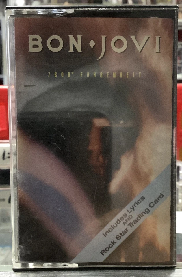 Bon Jovi 7800 Fahrenheit 1985 Original Mercury Cassette Tape - Image 1 of 1