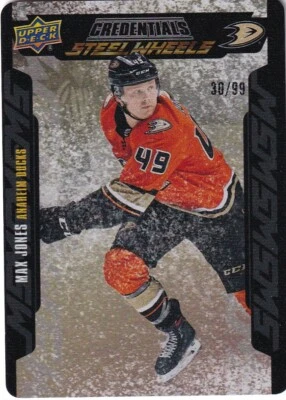 UD Credentials Steel Wheels SW-24 Max Jones 30/99 2019-20 Foto 1 de 2