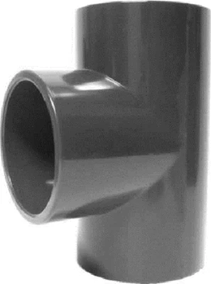 MARKENLOS PVC-Rohr, PVC T-Stück, T-Stück 16, 20, 25, 32, 40, 50, 63, 75 und 90mm