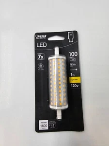Feit Electric R7 100W Replacement LED Bulb Bright White 120V - Picture 1 of 5