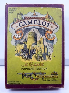 Camelot Gioco da Tavolo Gioco Pezzi - 28 Pezzi con Regole 1930 Parker Brothers - Foto 1 di 11
