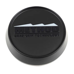 Method Racing Wheel Rim Center Cap Closed-End Snap-In Satin Black 4-7/8"OD T080 - Picture 1 of 4