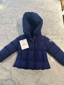 monclair kids jacket youth 4 navy blue - Picture 1 of 6