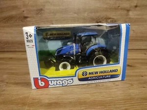 Bburago 1:32 New Holland Agriculture T7HD Model Farm Tractor - 18-44066 Blue - Picture 1 of 5