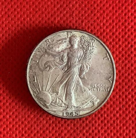 Liberty Walking Half Dollar 1945-P (Lot #LWHD-29a) Cover