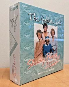 The Golden Girls Shady Pines Game Set Damas y Bingo Nuevo y Sellado - Imagen 1 de 11