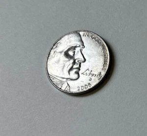2005 D Rare Jefferson Buffalo Nickel-5 cents-OOP-discontinued strike - Picture 1 of 8