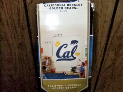 Logo Fathead de Cal Golden Bears tamaño natural 4 pies por 3'2 California Berkley en caja  Foto 1 de 4