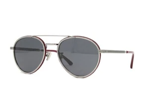 Jimmy Choo Sunglasses Unisex Aviator Cal/S PH2 Ruthenium Burgundy 54mm NEW! - Picture 1 of 4