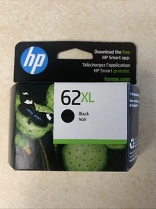 HP #62XL Black Ink Cartridge C2P05AN NEW GENUINE EXP 10/2026 - Picture 1 of 2