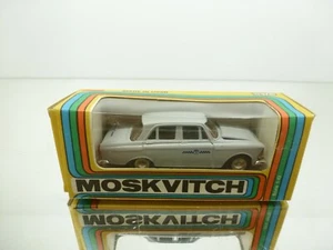 NOVOEXPORT USSR CCCP MOSKVITCH 412 TAXI 1968 - GREY 1:43 - GOOD IN BOX - 150 - Imagen 1 de 11