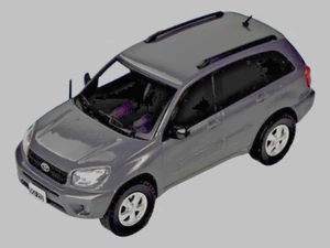 Toyota RAV4 2005 Rare Argentina Diecast Truck Scale 1:43 With Magazine - Picture 1 of 2