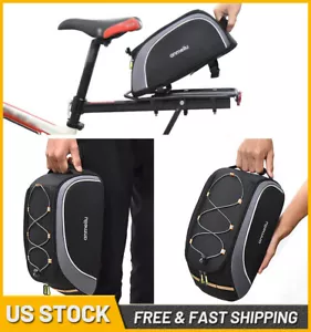 Waterproof Bicycle Rear Rack Seat Bag Bike Cycling Storage Bag Trunk Pannier 8L - Picture 1 of 18