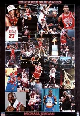 Póster collage Michael Jordan sellado vintage 1998 #3083 Foto 1 de 4