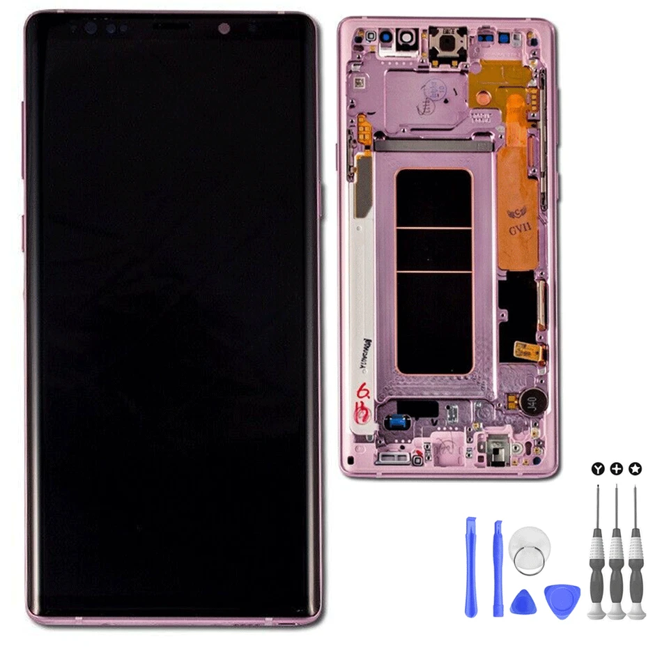 Оригинальный сменный дигитайзер ЖК-экрана Samsung Galaxy Note 9 фиолетовая рамка - Изображение 1 из 1