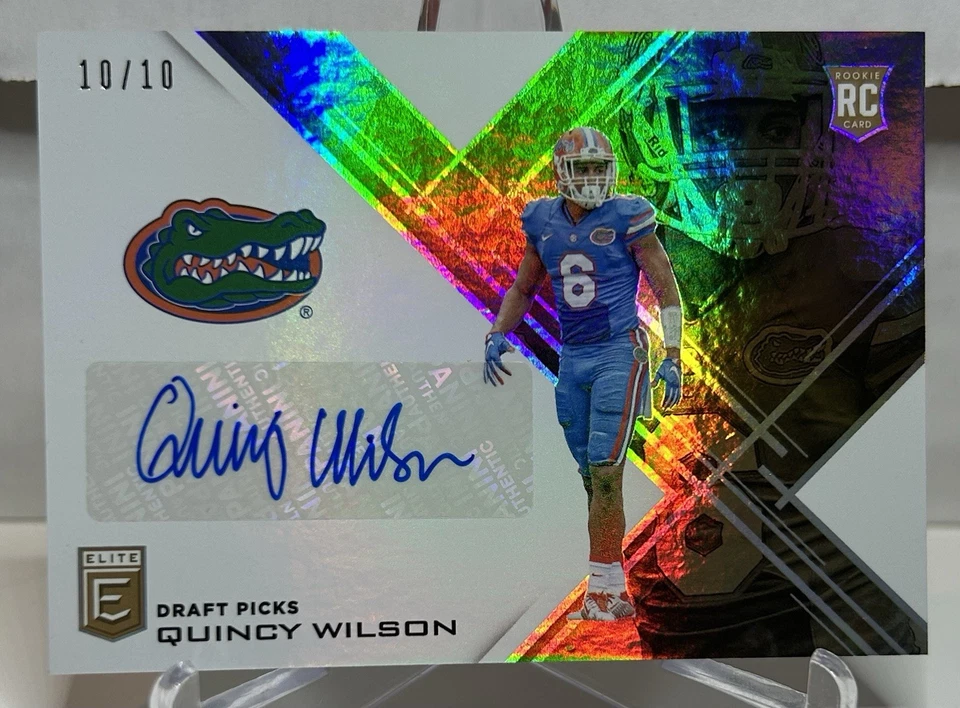 Quincy Wilson - 2017 Elite Draft Picks Gold (Auto) RC🔥Florida🔥/10 - Image 1 of 3