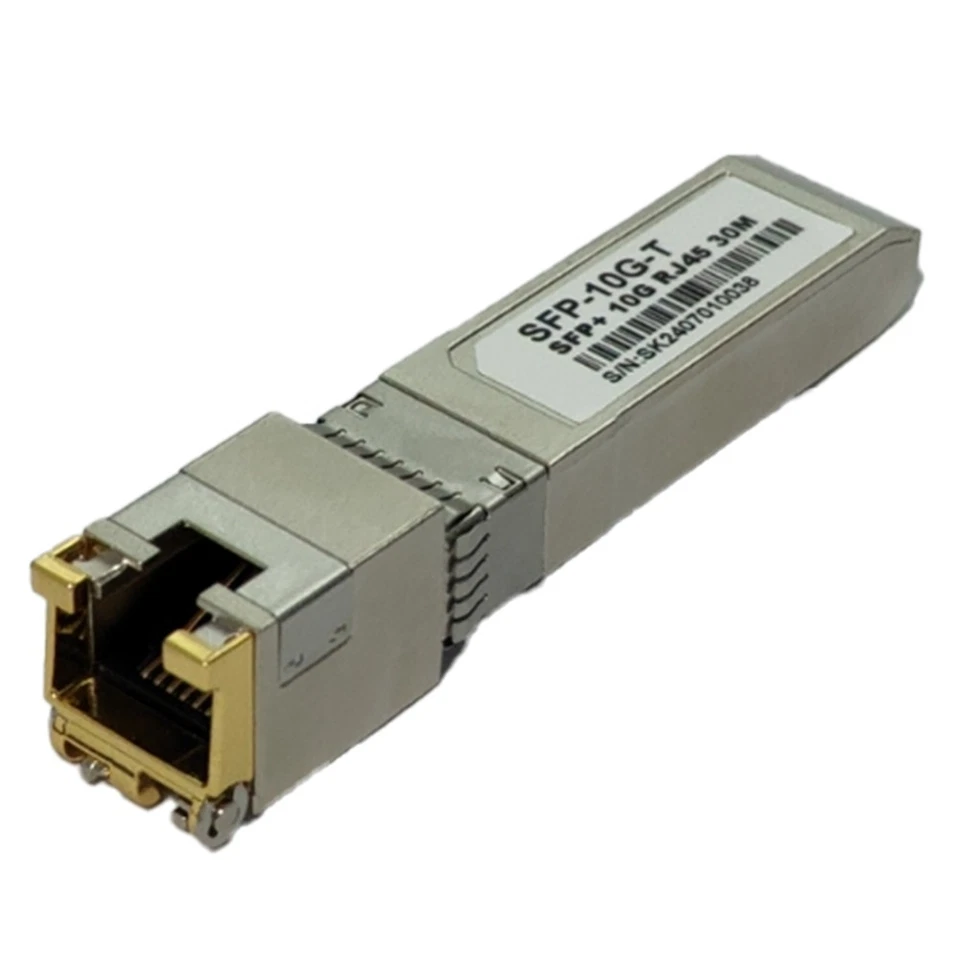 10G SFP + to Rj45 30m Self-Adaption 10G/5G/2.5G Optical Module Compatible9306 - image 1 of 4