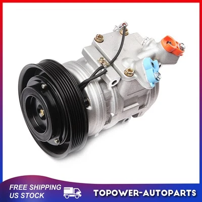 空调交流压缩机适用于丰田卡罗拉 1.8 升 1998 1999 2000 - 2002 — 第 1/4 张图片