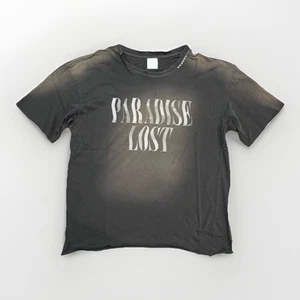 Camiseta para hombre Alchemist manga corta bordes crudos "PARADISE LOST", gris desteñido, XXL - Imagen 1 de 6