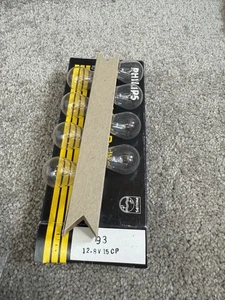 Lámpara miniatura vintage phillips 93 bombillas 12-8v 15cp caja de 7 - Imagen 1 de 10