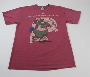Majestic Philadelphia Phillies Red Graphic T-Shirt Gr. M Ripped - Bild 1 von 6