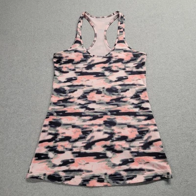 Camiseta sin mangas Lululemon para mujer camuflada fresca espalda deportiva rosa gris camuflaje talla 8 gimnasio  Foto 1 de 4