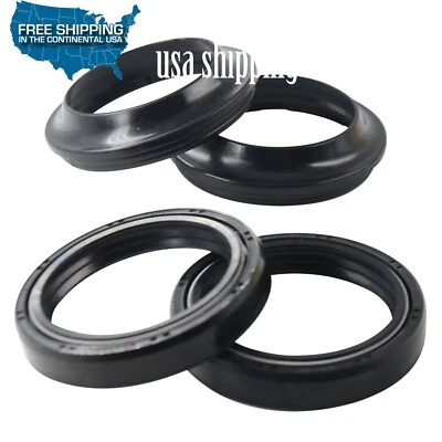 Kit de sellos de aceite antipolvo de horquilla de EE. UU. para Kawasaki KX125 KX250 KX500 ZX6R ZX9R ZZR600 Foto 1 de 4