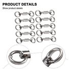 Solid Copper and Stainless Steel Fishing Swivels with Rotating Column 10pcs/Set
