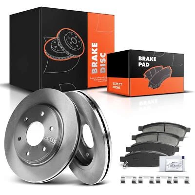 Nuevos rotores de disco delanteros y pastillas de freno de cerámica para Nissan Titan Armada INFINITI QX56 Foto 1 de 4