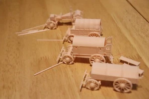Ambulance, Field Forge Ammunition & Baggage Wagons 1:72 Wargaming Napoleonic ACW - Picture 1 of 6