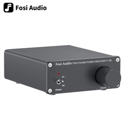 Fosi Audio V1.0B 2 Channel Stereo Audio Amplifier Class D TPA3116D2 Power Amp - Image 1 of 4