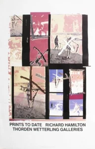 RICHARD HAMILTON Thorden Wetterling Galleries 39.25" x 27.5" Poster Pop Art Mult - Picture 1 of 1