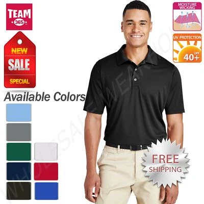 Polo Team 365 Para Hombres Dri-Fit Protección UV Absorbe Humedad M-TT51 Foto 1 de 2