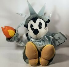 New Minnie Mouse Statue of Liberty Plush Doll NYC World of Disney 18" Authentic 