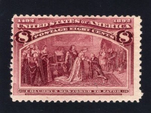 1893 United States. SC#236.  Mint, Never Hinged, FVF. - Picture 1 of 2
