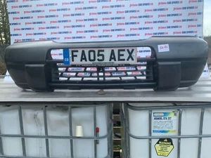 NISSAN TERRANO II 5DR MK2 FL 2005 BLACK GN0 FRONT BUMPER MARKS - Picture 1 of 9