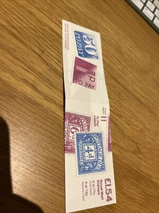 GB STAMPS 1984 - £1.54 FOLDED BOOKLET, POSTAL HISTORY No 11 - Picture 1 of 2