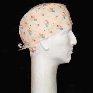 Star Wars on Beige Theme Scrub Hat - Picture 1 of 1