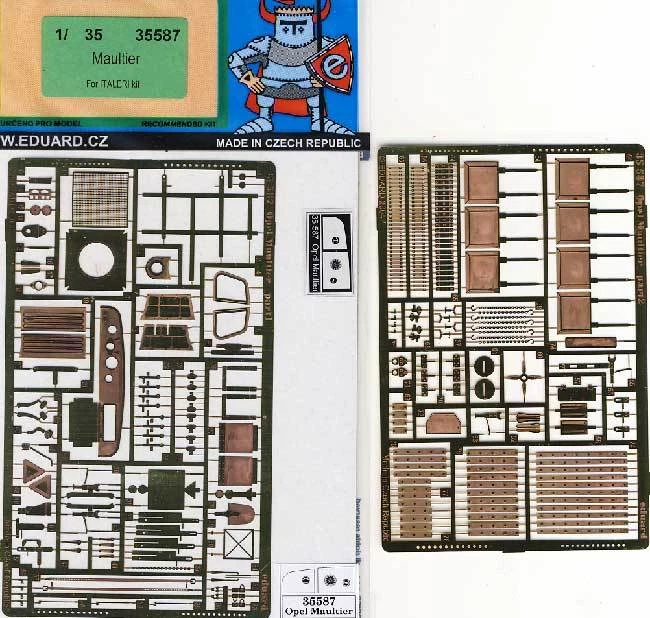 Eduard Opel Maultier Blitz Parti In Rame Set 1:35 Per Italeri Modello Kit NUOVO - Immagine 1 di 1