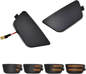 For Chevy Cruze 11-2015 Sequential LED Front Bumper Reflector Side Marker Lights - Picture 1 of 5