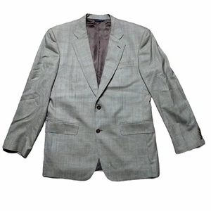 Brooks Brothers Golden Fleece Windowpane Brown Blazer Loro Piana Mens Size 42R - Picture 1 of 11
