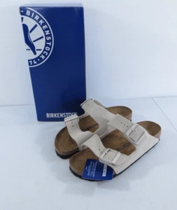 Birkenstock Arizona Cord Antique White Damen Sandalen schmal EU 37 US 6 Neu mit Karton - Bild 1 von 10