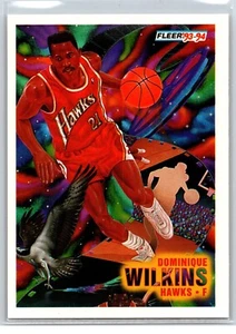 1993-94 Fleer Dominique Wilkins Atlanta Hawks Human Highlight Film #237 - Picture 1 of 2