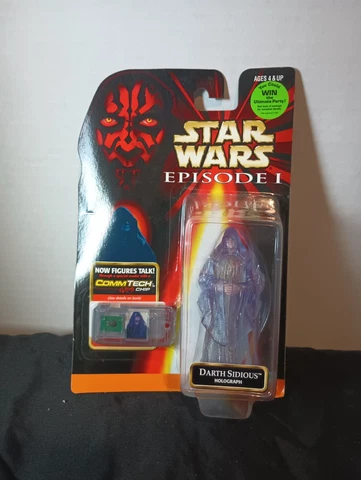 Darth Sidious Holograph 1999 STAR WARS CommTech Episode 1 MOC NEW Cover