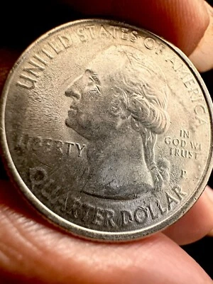 2012 P America the Beautiful New Mexico Chaco Culture Quarter Grease Error Coin - Image 1 of 4